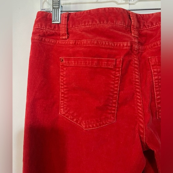 Mossimo Supply Co Juniors Red Fit 6 Corduroy Jeans Size 3 - Picture 5 of 6